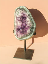 Load image into Gallery viewer, AA+ Grade Amethyst Statement piece with stand  - Uruguayan