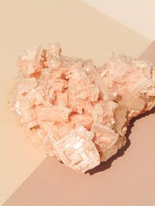 Pink Halite Cluster